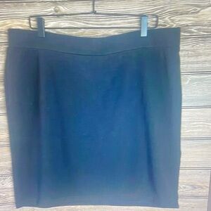 J. Jill Classic Black Pencil Skirt